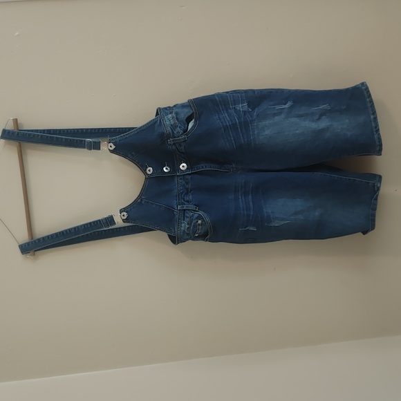 Ashley Stewart Denim - Ashley Stewart shorts overalls